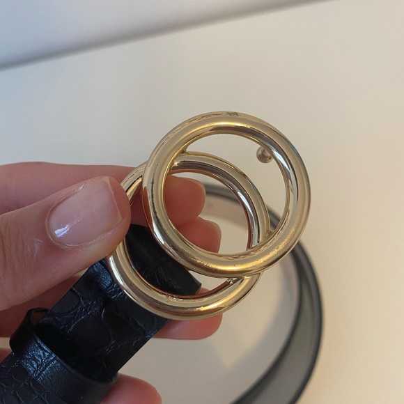 FAUX LEATHER BLACK BELT H&M - Picture 5 of 5